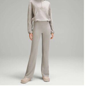 Lululemon Brushed Softstreme Ribbed Zip Flared Pant